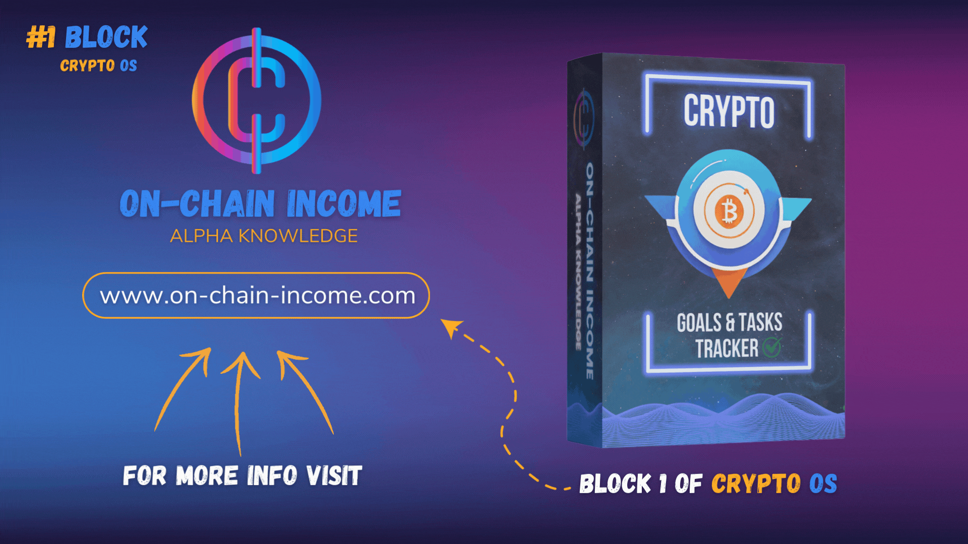 On-Chain Income – Crypto Goals & Tasks Tracker